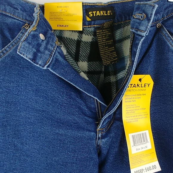 stanley fleece lined pants
